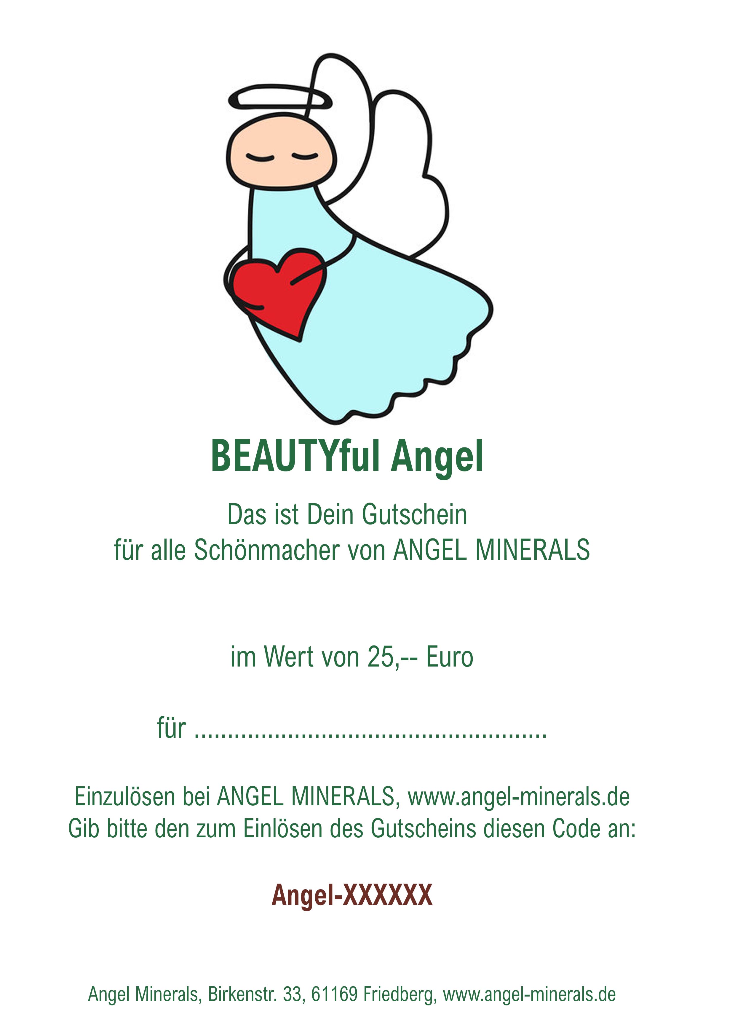 Gutschein Engel 150 Euro