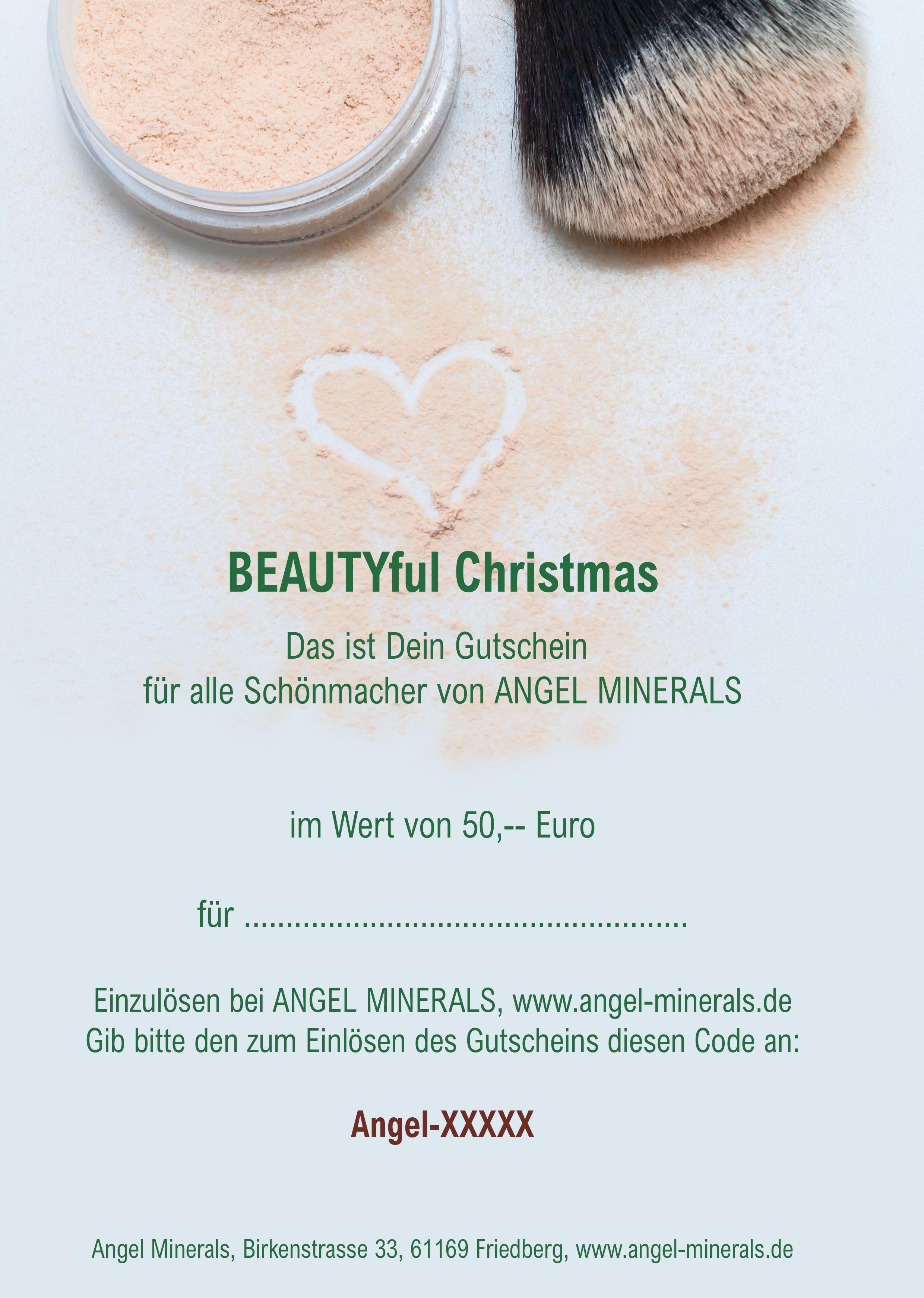 Gutschein Puder 25 Euro